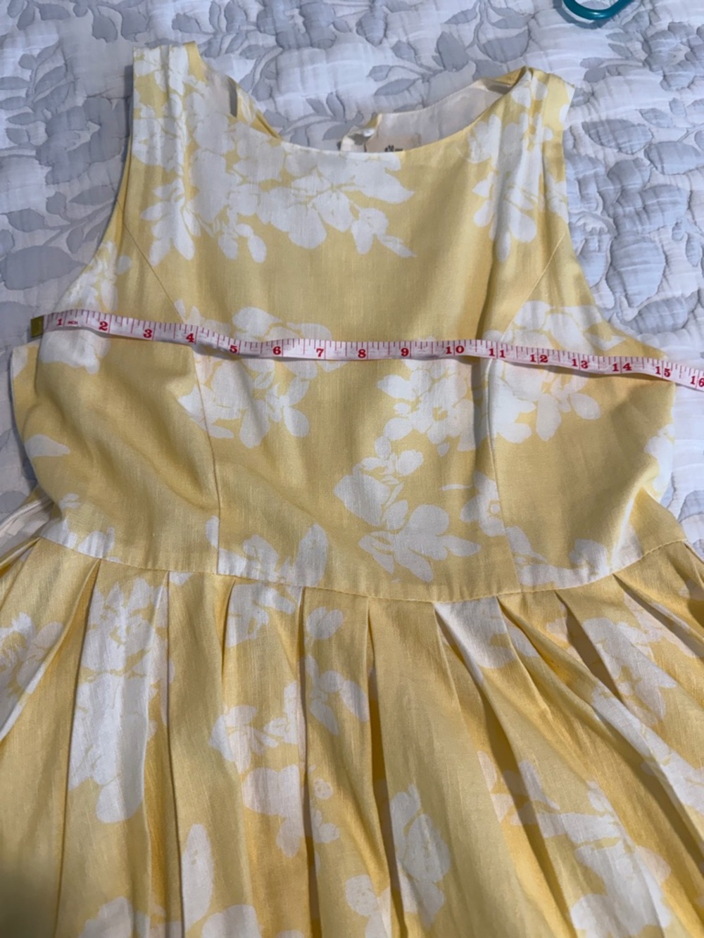 Sunny Yellow Floral Midi Dress #140 - Picture 8 of 11